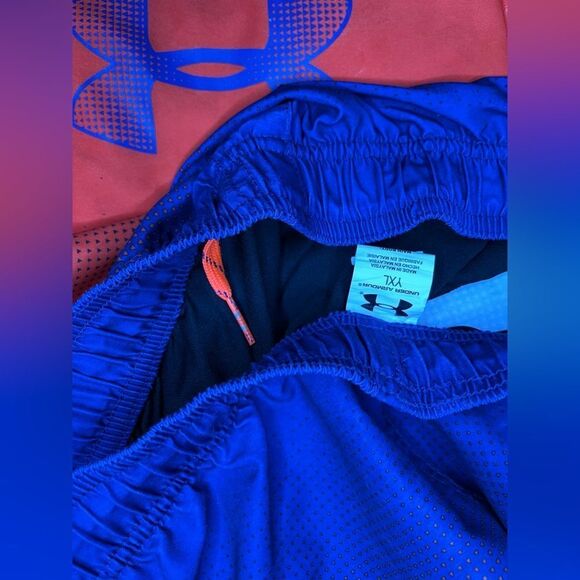 Under Armour Blue and Orange Gradient Shorts Sz X-Large - Picture 3 of 4
